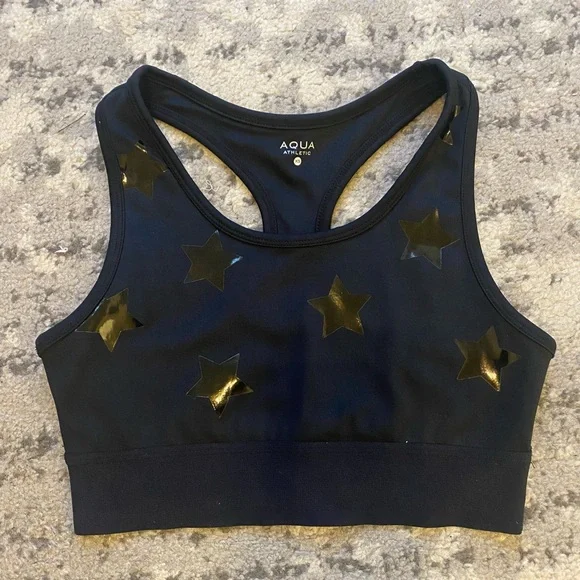 Aqua Athletic Star Sports Bra - Picture 1 of 2